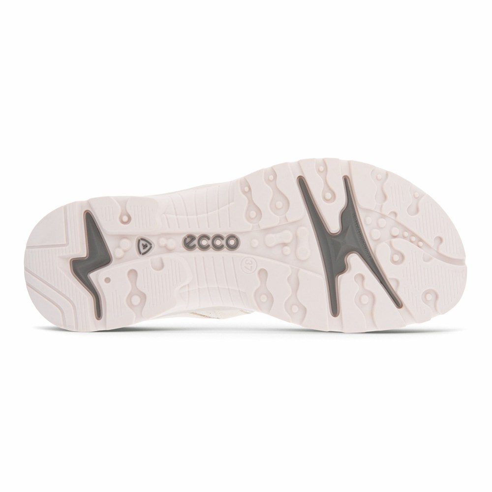 ECCO Womens Slides Beige - Yucatan 2.0 - OHA-076183